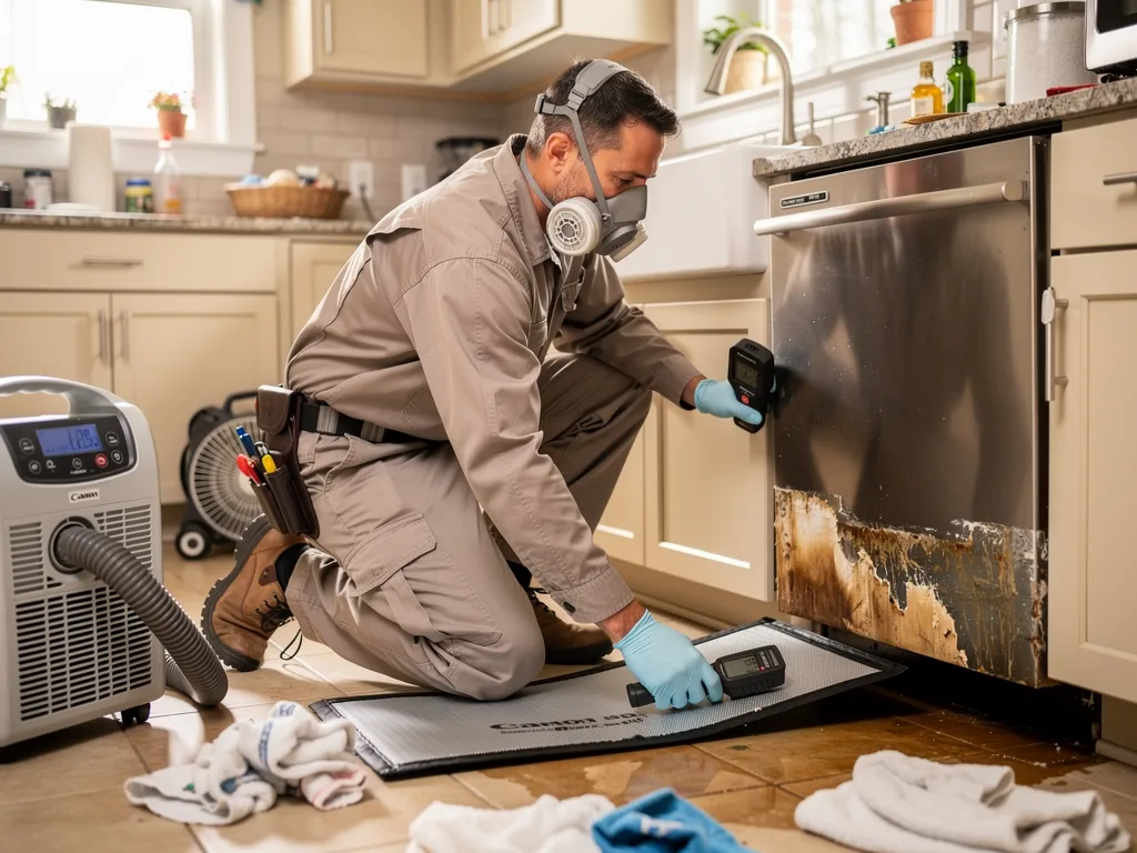 Appliance Leak Cleanup