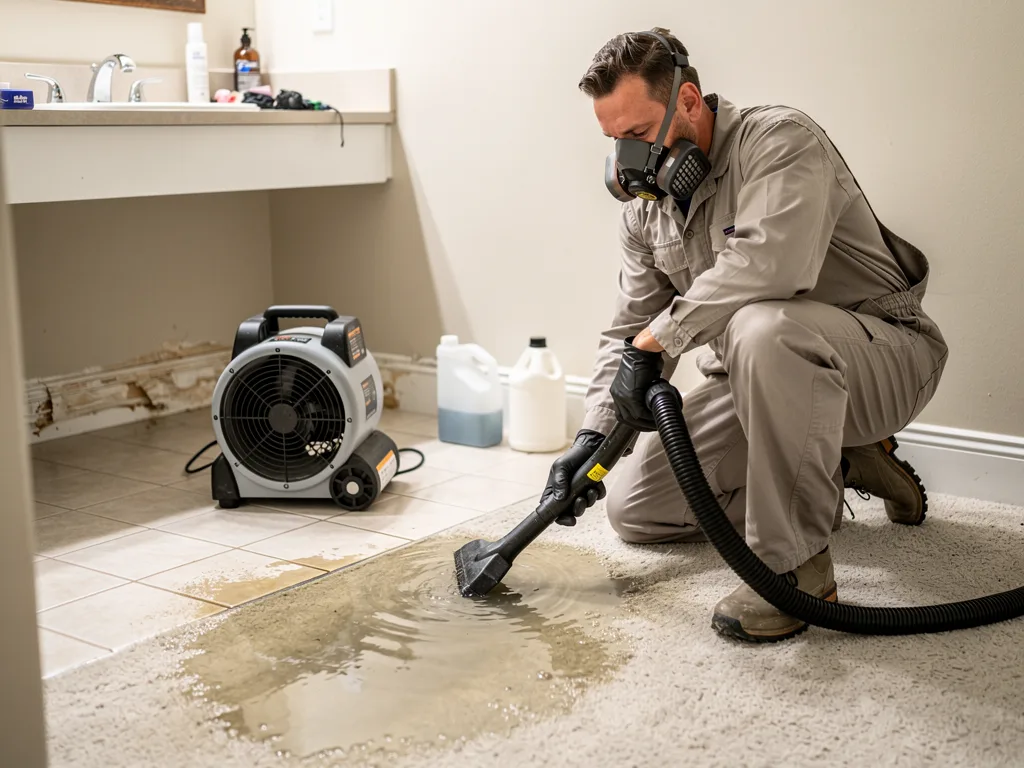Toilet Overflow Cleanup